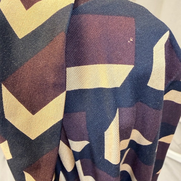 Diane Von Furstenberg Women's Wrap Dress Black Gold Geometric Silk Sz 4 - Picture 9 of 9